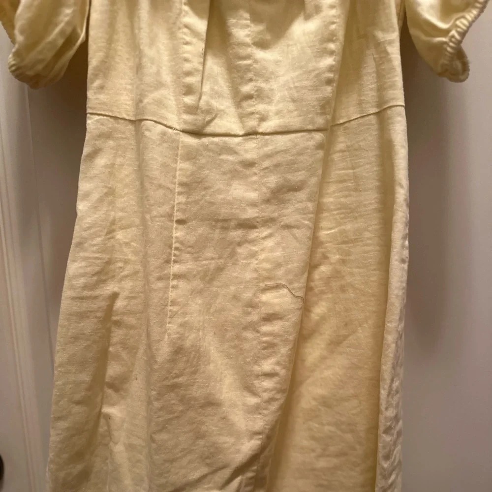 H&M Light Yellow Off-Shoulder Mini Dress - Picture 9 of 11